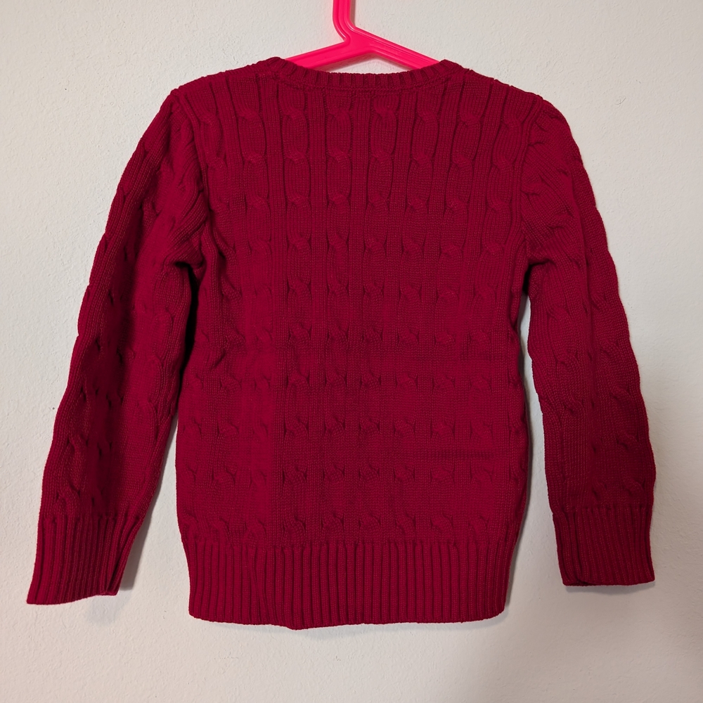 Polo by Ralph Lauren Kids Red Knit Sweater - Picture 4 of 8
